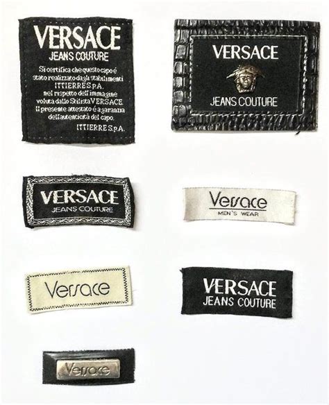 etichette versace|versace original.